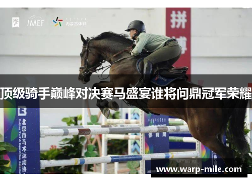 顶级骑手巅峰对决赛马盛宴谁将问鼎冠军荣耀 顶级骑手巅峰对决赛马盛宴谁将问鼎冠军荣耀